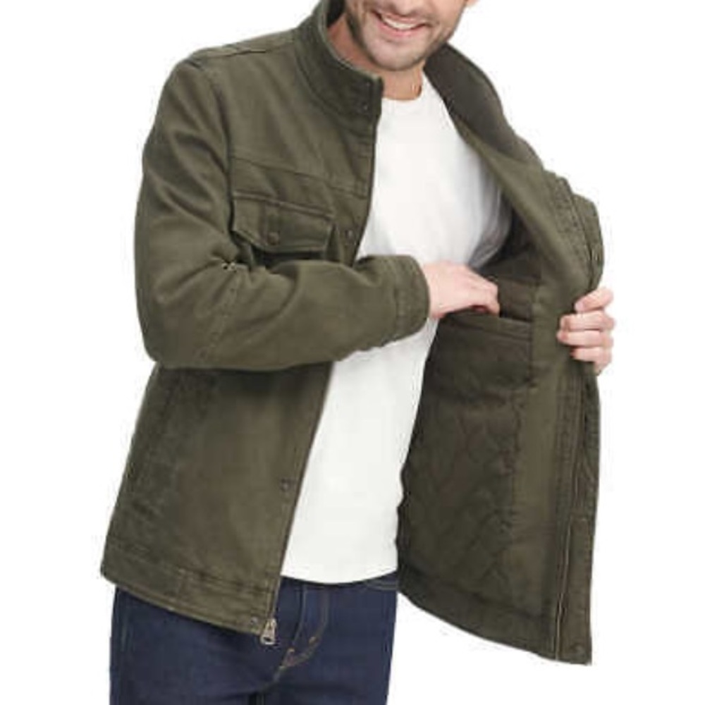 Levi's Men Cotton Twill Utility Zip Front Jacket - Picture 3 of 8